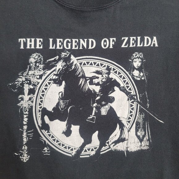 The Legend of Zelda Geeknet Mens XLarge Graphic T-Shirt Black Short Sleeve 2021 - Picture 1 of 4